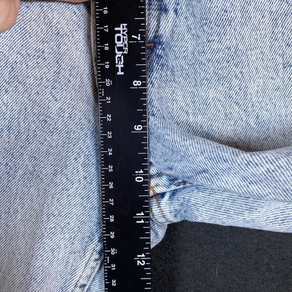 Boohoo Man Mens Jeans Blue Denim Slim Straight Raw Hems Distress 100% Cotton 28R - Picture 8 of 16